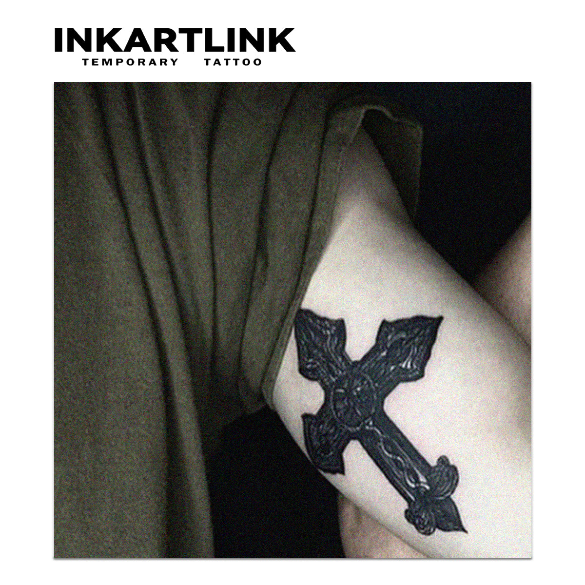 y2k cross tattoo 0020