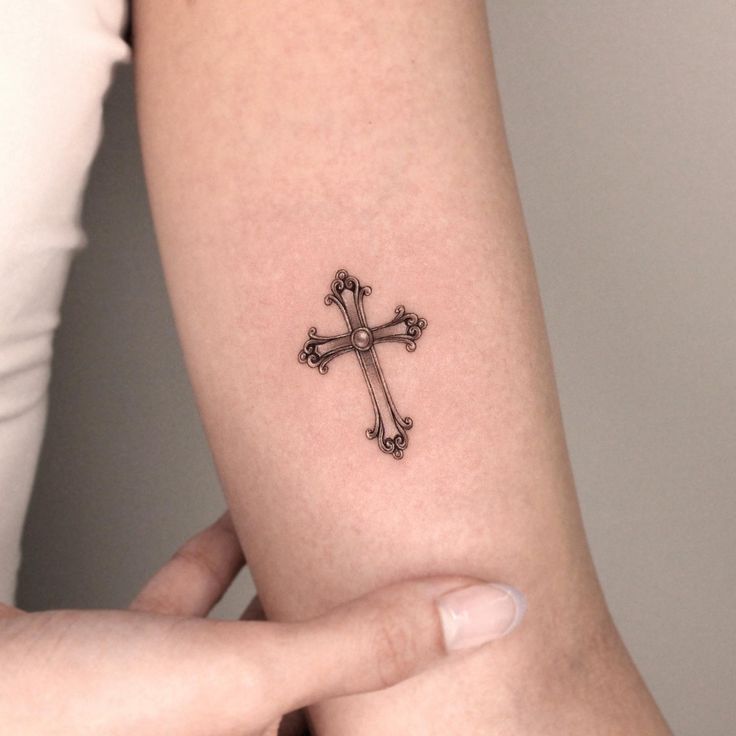 y2k cross tattoo 0029