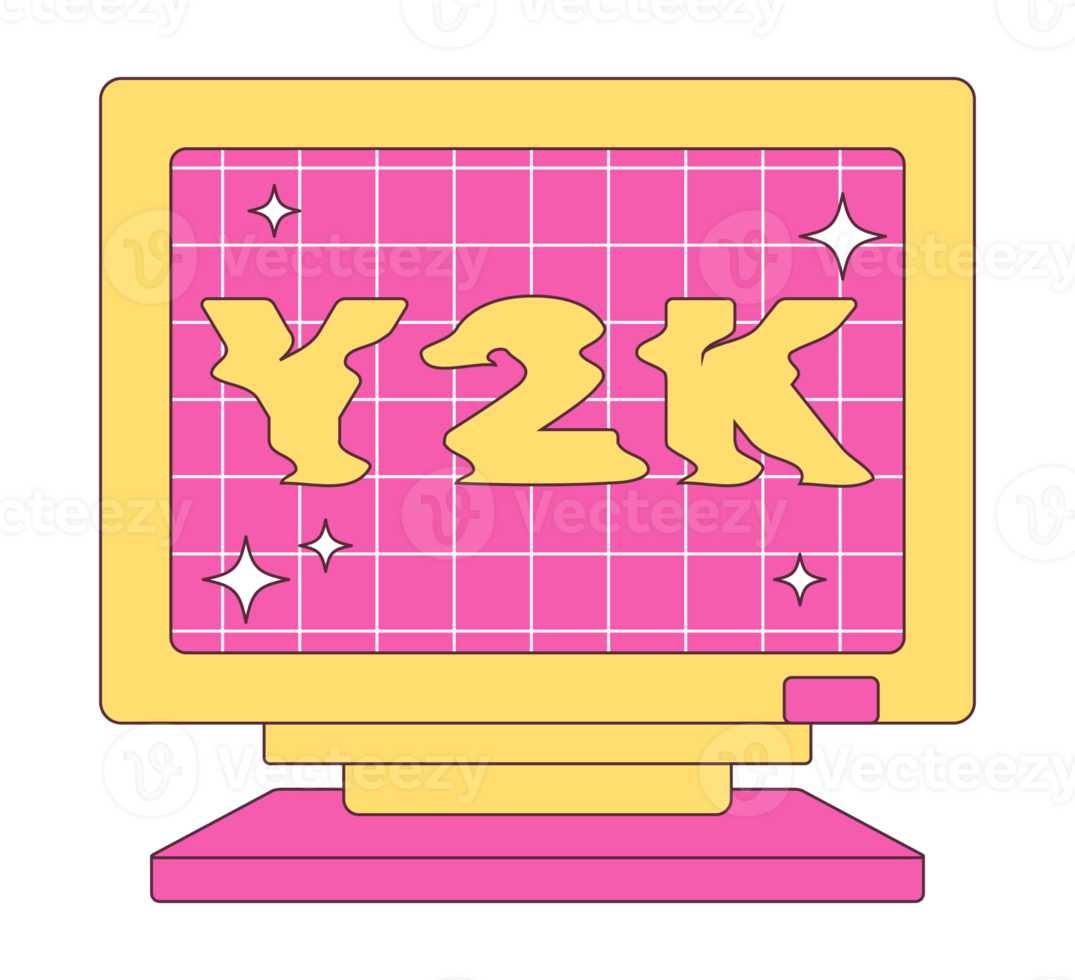 y2k cyber aesthetic png