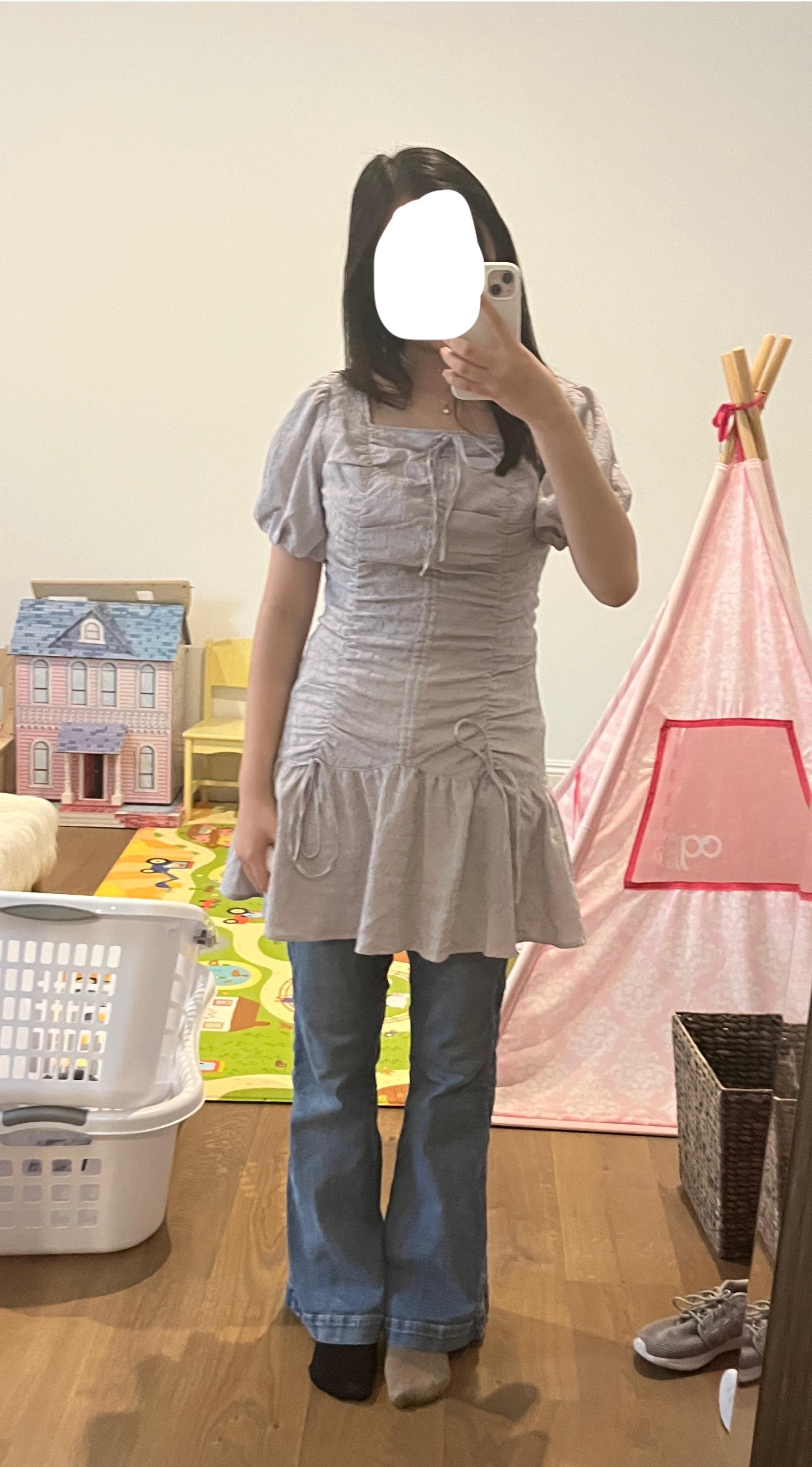 y2k dress over jeans 0022