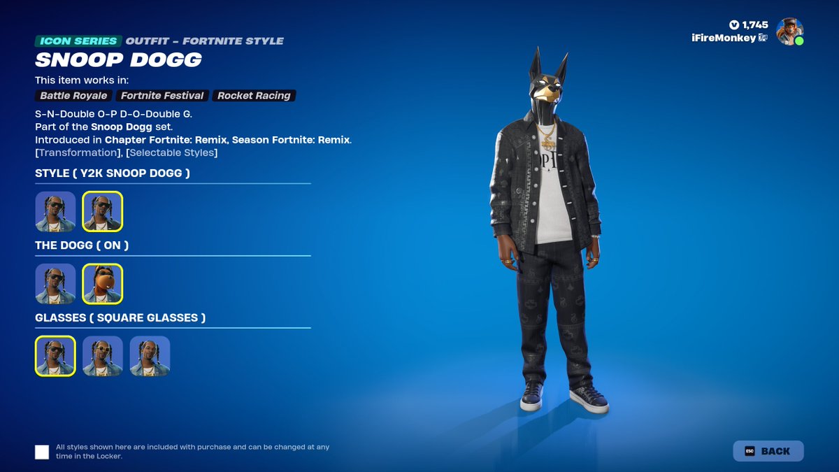 y2k fortnite skin 0015