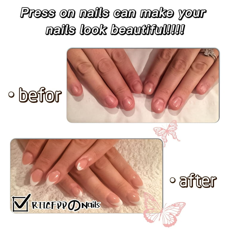 y2k french tip nails 0090