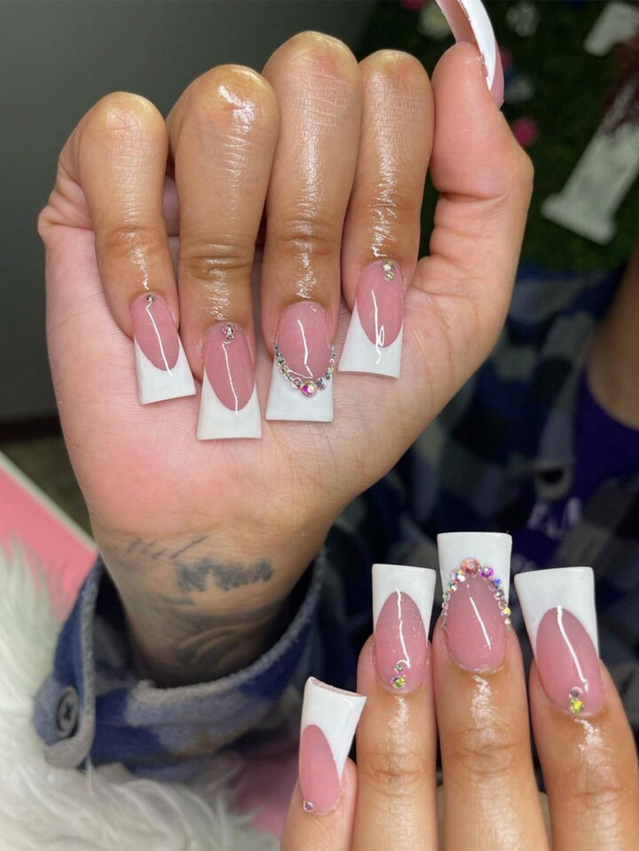 y2k french tip nails 0095