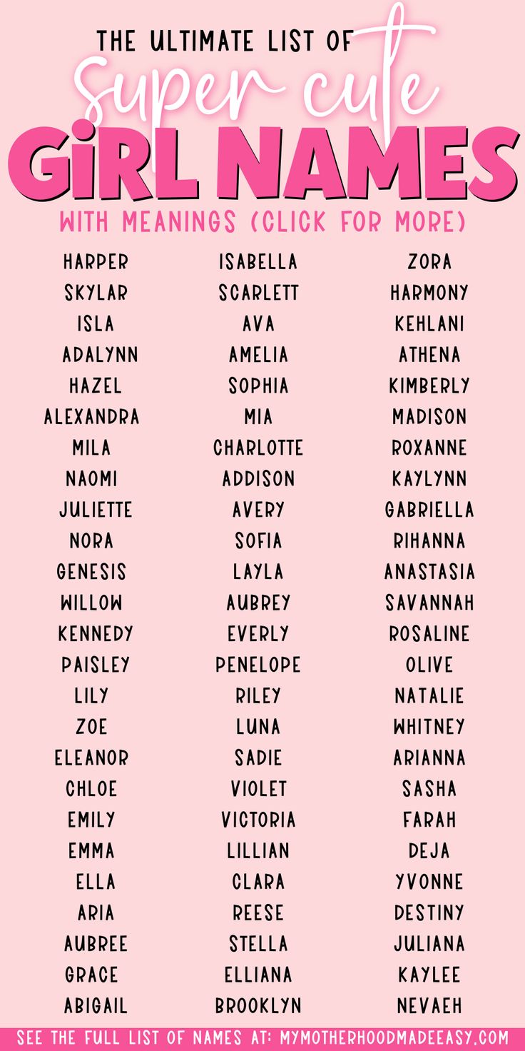 y2k girls names 0087