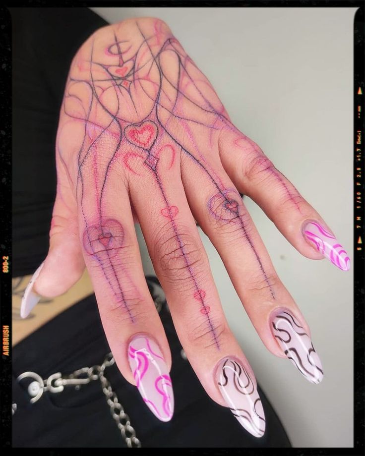 y2k hand tattoos 0050