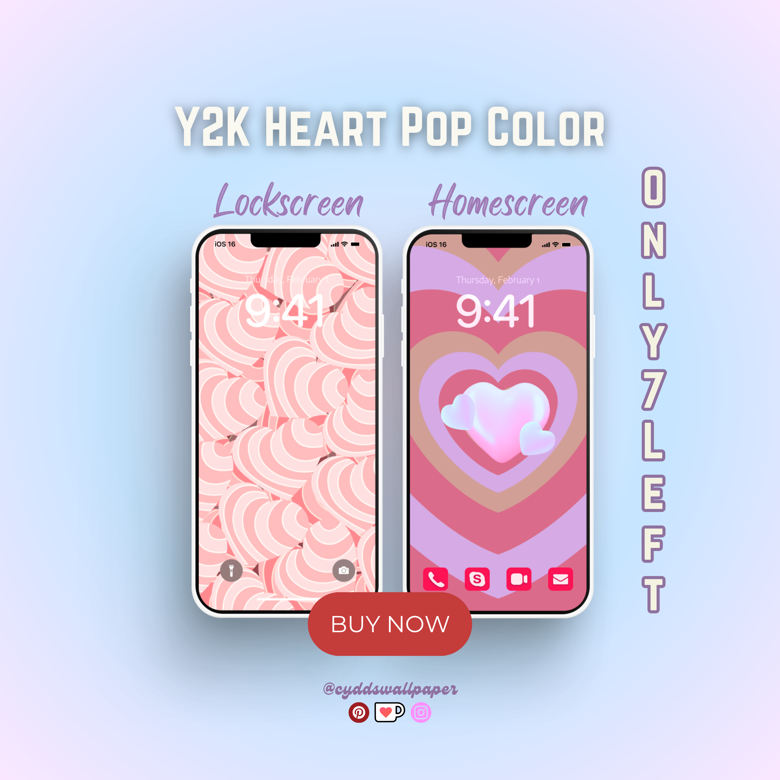 y2k heart wallpaper 0048