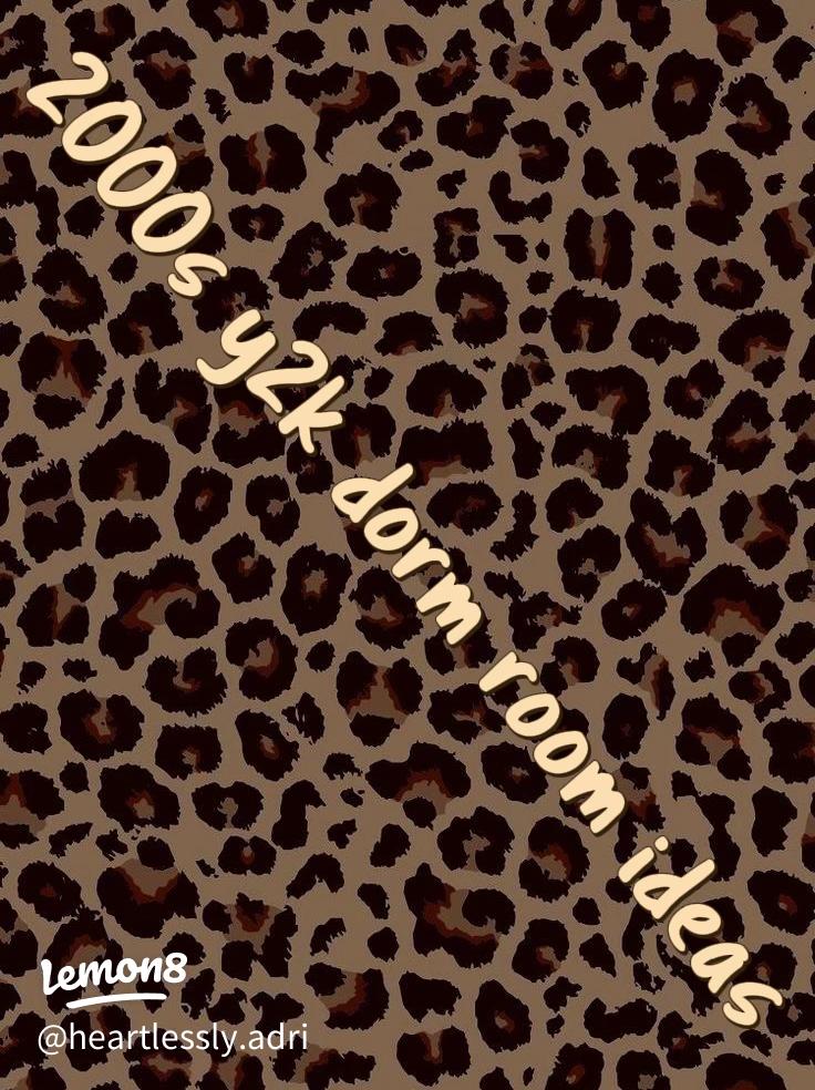 y2k cheetah print wallpaper 0091