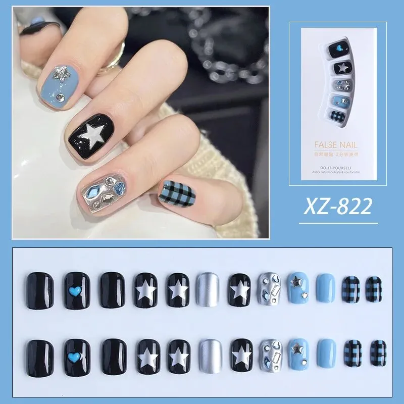 y2k nails short 0068