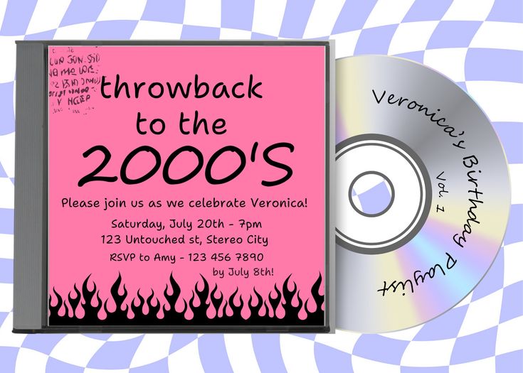 y2k party invitation 0072