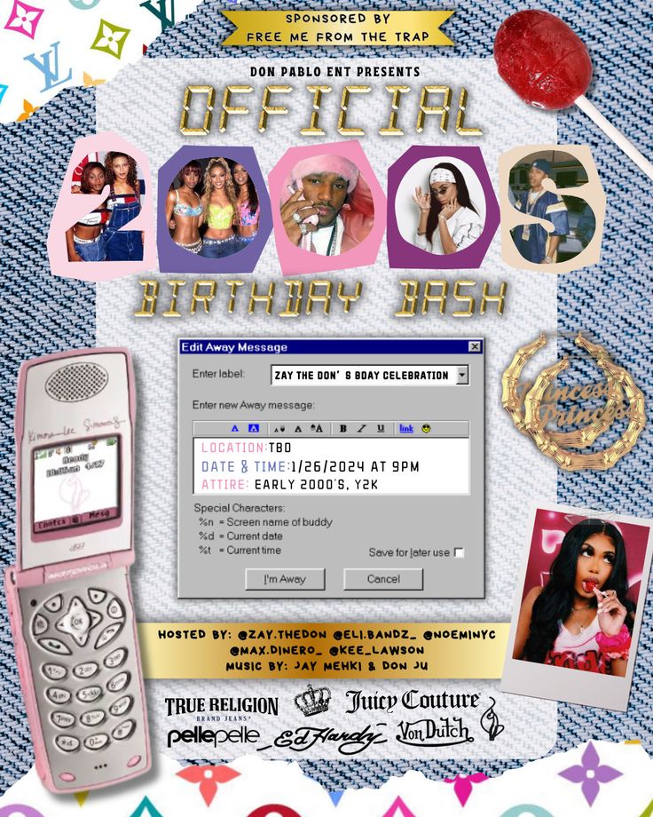 y2k party invitation 0079