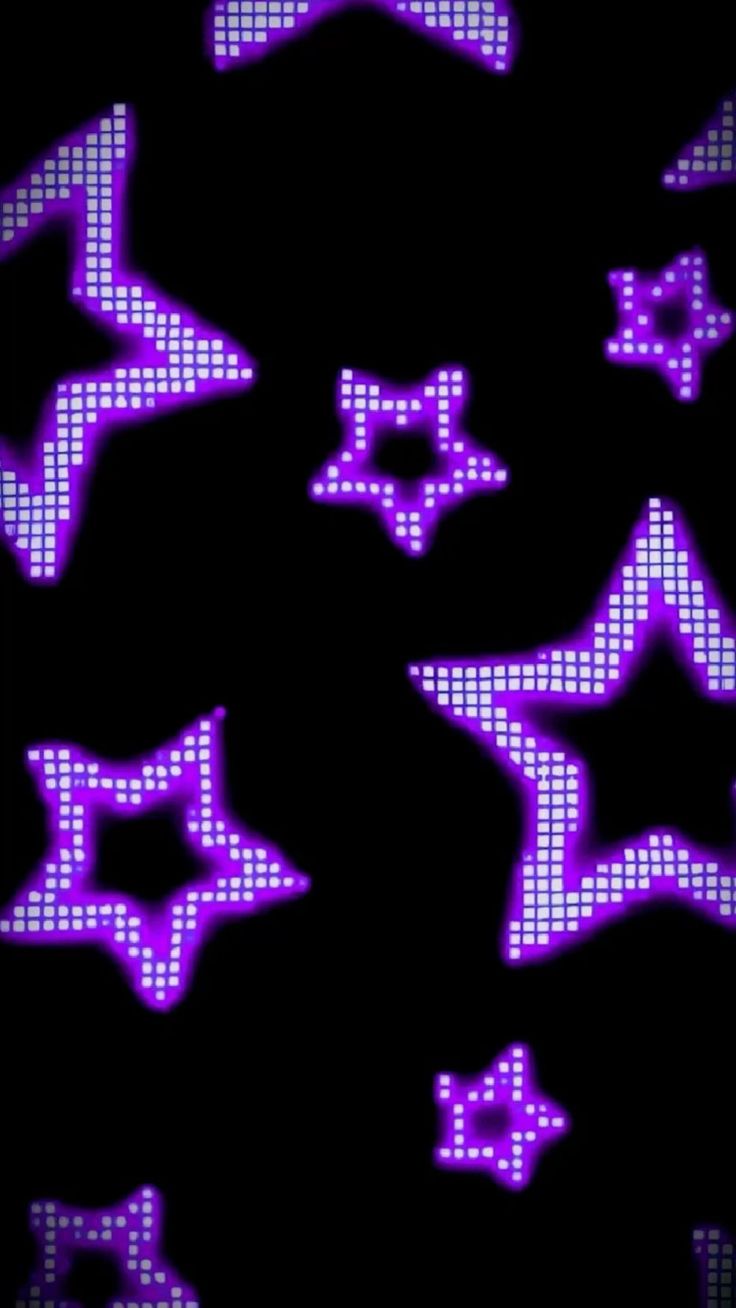 y2k purple star aesthetic