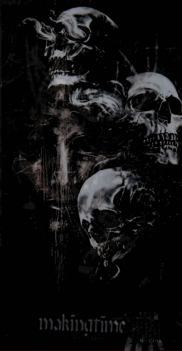 y2k skull wallpaper 0010