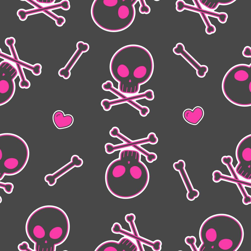 y2k skull wallpaper 0020