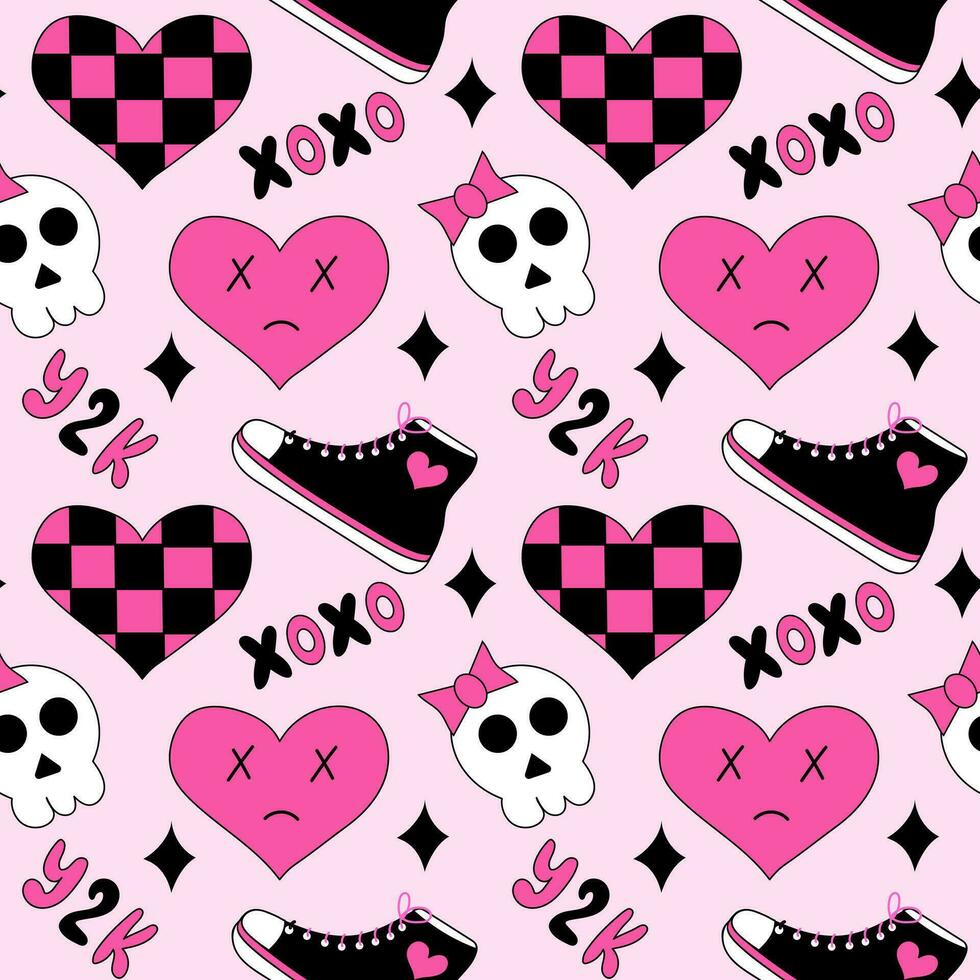 y2k skull wallpaper 0035