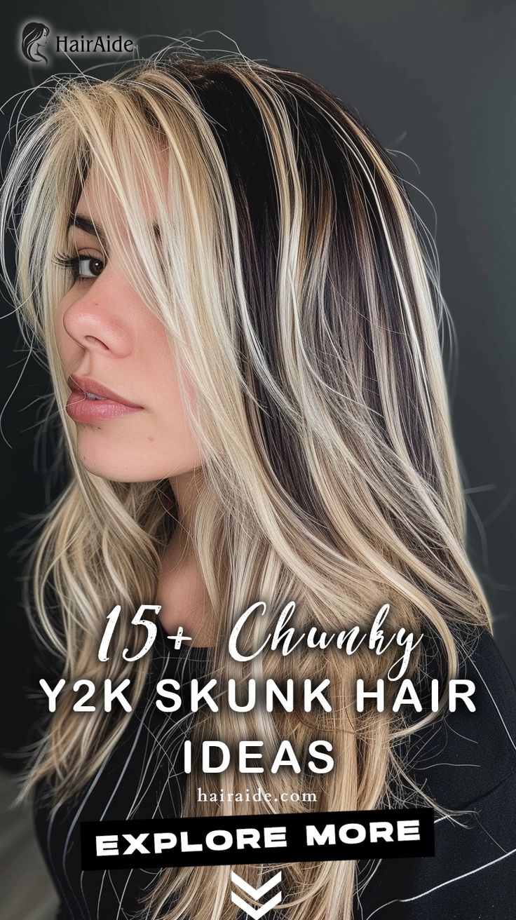 y2k skunk hair 0061