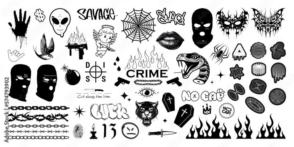 y2k small tattoos 0094