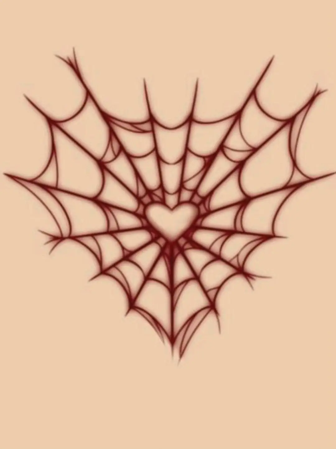 y2k spider heart wallpaper 0013