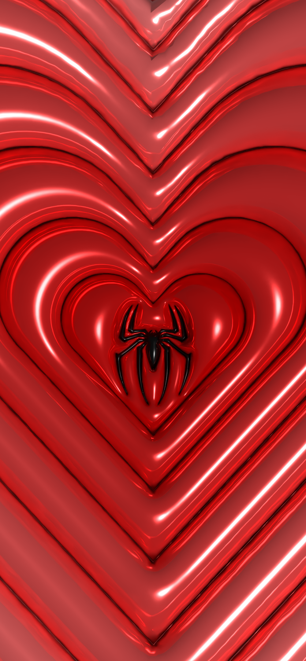 y2k spider heart wallpaper 0018