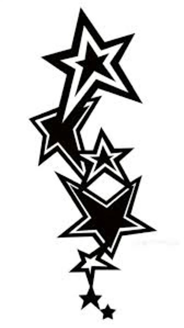 y2k star tattoo designs