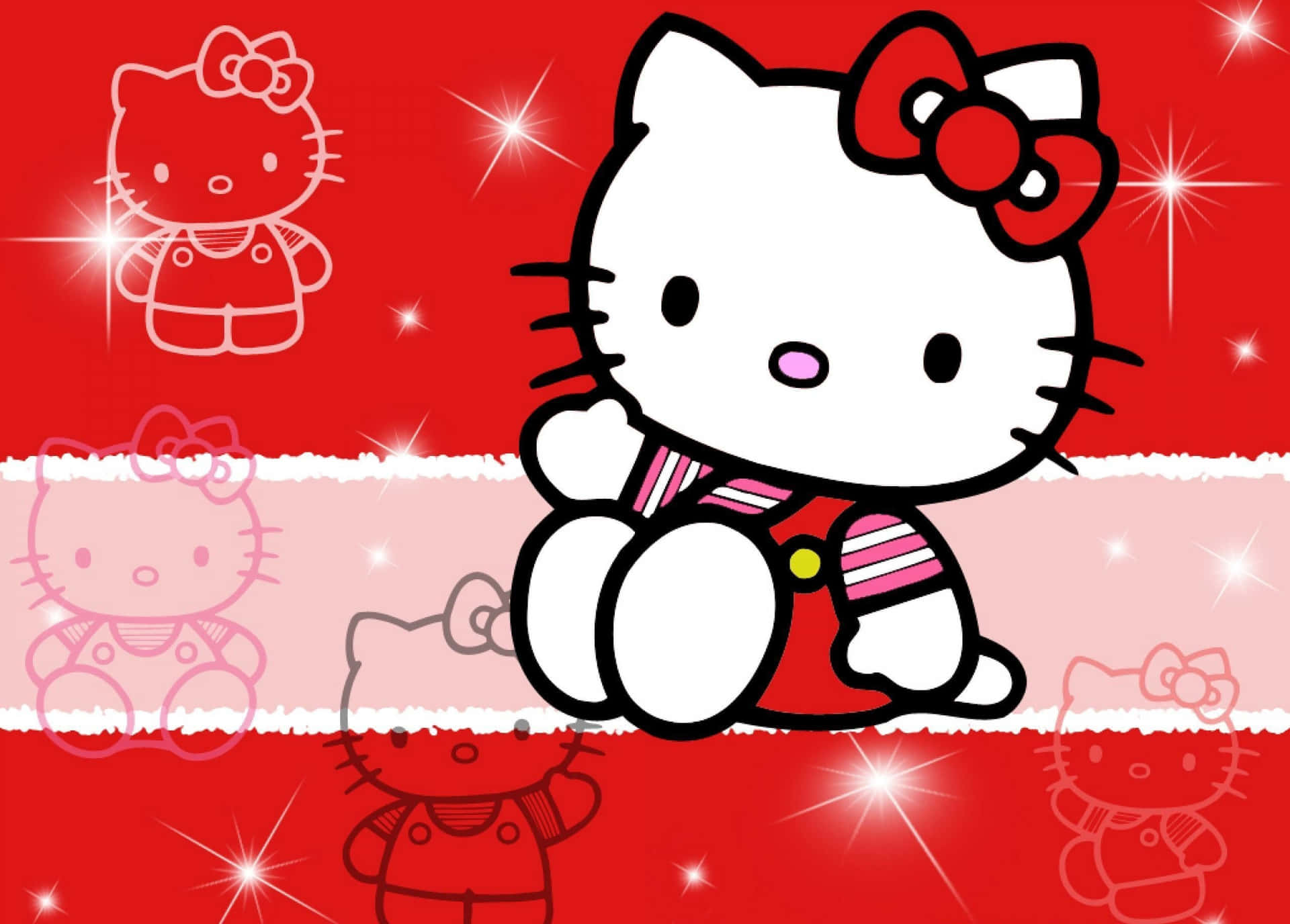 y2k-themed Hello Kitty backgrounds