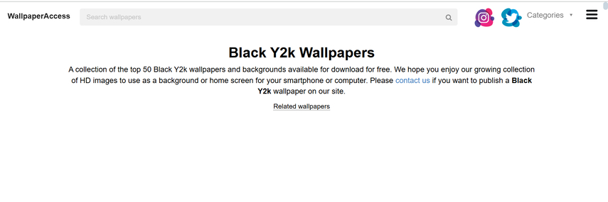 y2k wallpaper black 0065