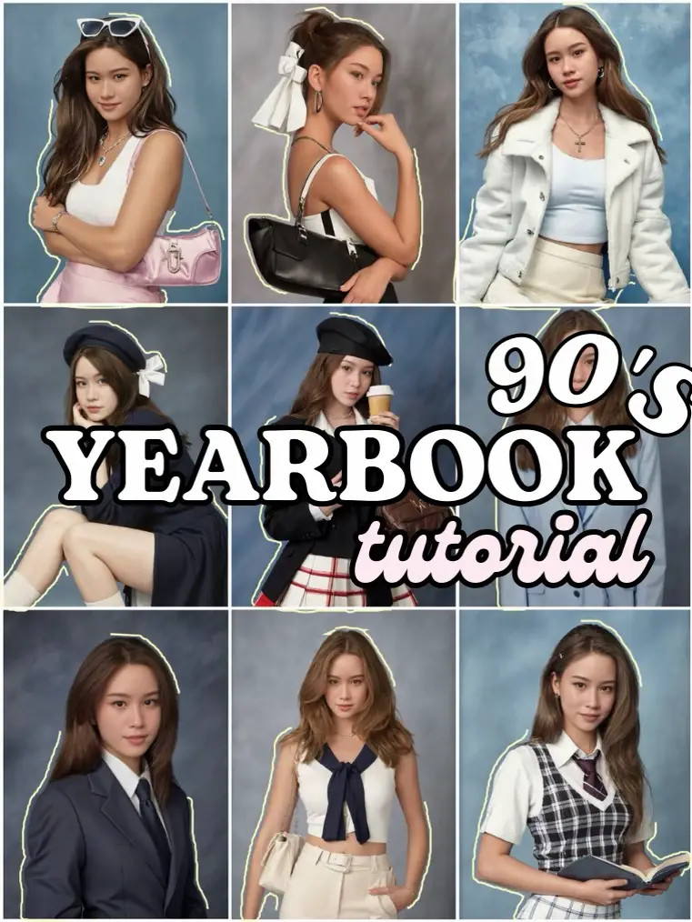 Y2K yearbook photoshoots 0015