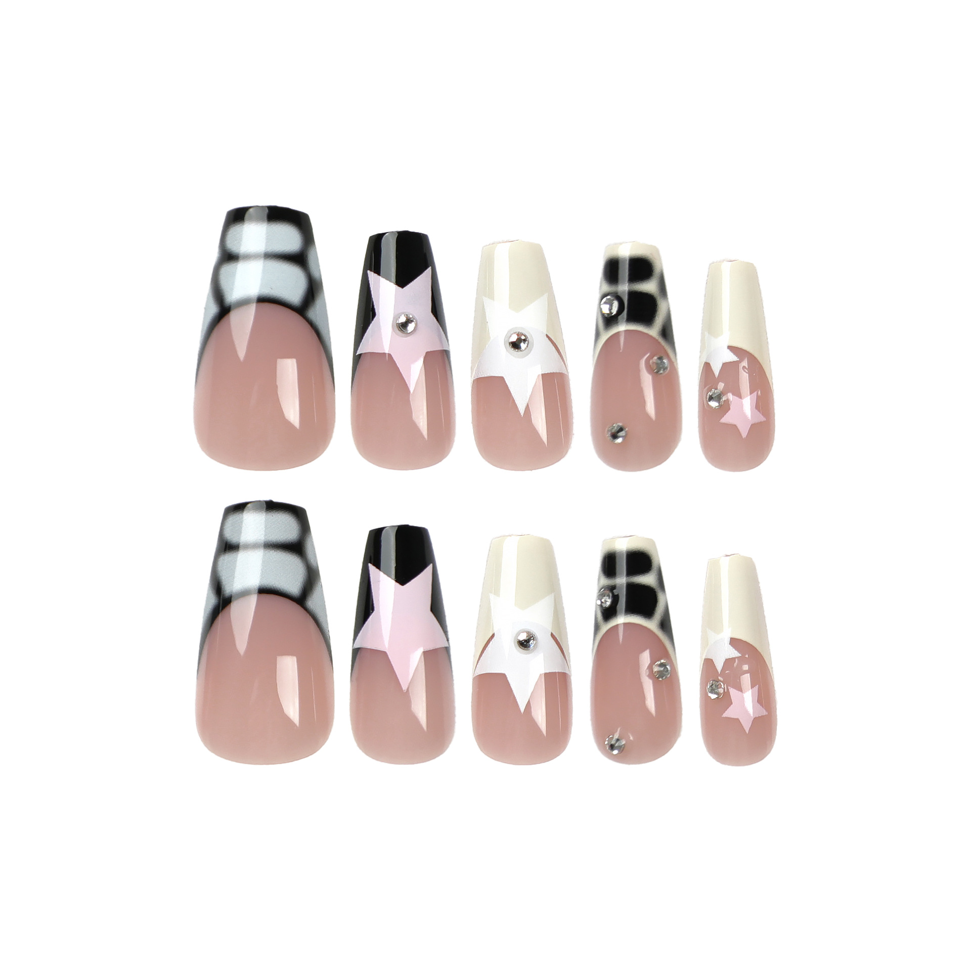 Y2k french tip nails step into retro chic elegance with playful flair